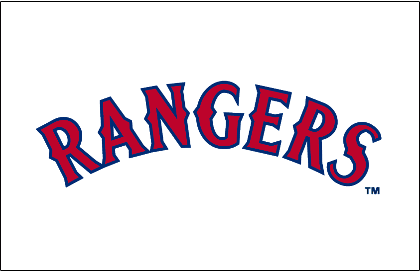 Texas Rangers 1994-2000 Jersey Logo iron on transfers for fabric
